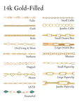 Women's Chain Bracelet | Sterling Silver or 14k Gold-Filled