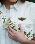 Enamel Pin | Glow-in-the-Dark Spanish Moon Moth