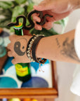 Shirin Gemstone Bracelet | Gemstones and 14K Gold-filled on Leather
