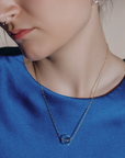 Mar Pendant Necklace | Blown Glass & 14k Gold Fill