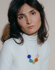 Jūra Statement Necklace | Blown Glass Spheres & 14k Gold-fill