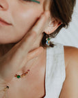 Small Muse Crystal Hoops | Friendship Collection