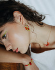 Small Spark Crystal Hoops | Friendship Collection