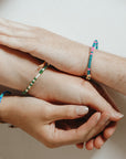 Beaded Leather Bracelet | Friendship Flashback Collection Previous Season Colors