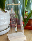 Mini Mother of Pearl Knife Necklace