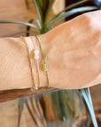 Aria Bracelet | Silk and Gemstone