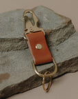 Alfa Clip Fob | Leather and Brass Bottle Opener Keychain