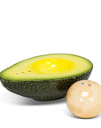 Spice up guacamole and so much more with this realistic-looking Avocado and Pit Salt & Pepper Shaker set. Crafted out of ceramic, this beautifully painted faux-avocado and pit look just like the real thing — the perfect complement to any Mexican-food lover's dining table.