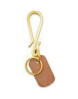 Boatswain Hook Keychain | Leather and Solid Brass