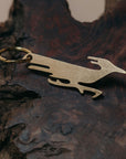 Roadrunner Bottle Opener Keychain | Steel or Brass