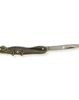 Carry a touch of the wild with Brass Animal Pocket Knives! Stylish, functional, and fun—each features a sturdy metal handle and sharp stainless steel blade.