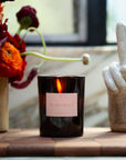 Reminiscent of a summer getaway spent in Ojai, this scent will transport you to a night under the stars with the clean scent of balsam fir and sandalwood balanced beautifully with airy top notes of fresh fig tree.
