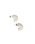 Día Stud Earrings | Silver & Brass