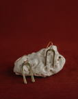 Frida Earrings | Forged Metal Shaped Dangles