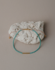 Irena Bracelet | Japanese Glass Beads on Silk with 14k Gold-fill