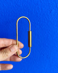 Brass Key Ring | Geometric Keychain Shapes