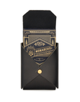 Our leather case elevates this experience to new heights. Meticulously created from vegetable-tanned English bridle leather sourced from a prestigious US tannery, each case is meticulously cut from hide within our Texas studio. Inspired by the art of origami and driven by the quest to infuse beauty into function, the King Playing Card Set offers a tasteful accessory for your cherished deck.