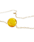 Mar Pendant Necklace | Blown Glass & 14k Gold Fill