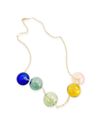 Meri Multi-Sphere Necklace | Blown Glass & 14k Gold Fill