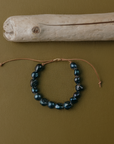 Perla Men's Bracelet | Freshwater Pearls on Leather