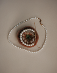Perla Men's Bracelet | Freshwater Pearls on Leather