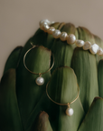 Perla Tiny Hoop | Freshwater Pearl on 14K Gold-Filled Wire