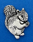 This Squirrel Coin is the perfect little addition to carry around in your bag or decorate spaces around your home. The front of the coin features a squirrel and the back of the coin reads "Go Nuts." Fine hand-crafted pewter, made in Canada.