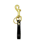 Tango Clip Fob | Leather and Brass