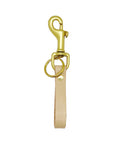 Tango Clip Fob | Leather and Brass