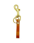 Tango Clip Fob | Leather and Brass