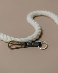 Tuxedo Carabiner Keychain | Leather and Solid Brass