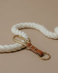 Tuxedo Carabiner Keychain | Leather and Solid Brass