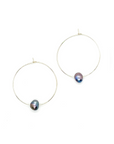 Perla Hoop Earring | Freshwater Pearls on 14K Gold-Filled Wire