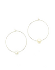 Perla Hoop Earring | Freshwater Pearls on 14K Gold-Filled Wire