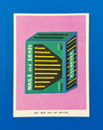 Art Print | Package with Nails and Brads
