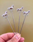 Cocktail Pick | Silver Sword, Goose or Horse