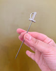 Cocktail Pick | Silver Sword, Goose or Horse
