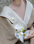 Ceramic Brooch | Calla Lily Pin
