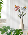 Stained Glass | Two Leaf Stems