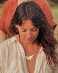 Año Necklace | Silver & Brass