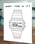Greeting Card | What Time Is It?