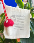 Little Fuzzy Felted Mushroom Ornament