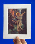 Art Print | Vintage Maxfield Parrish, "The Canyon" Lithograph