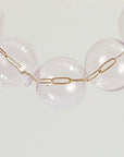 Òkun Bubble Bracelet | Blown Glass & 14k Gold Fill