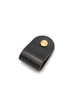 Yankee Drawer Pull | Leather and Brass