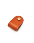 Yankee Drawer Pull | Leather and Brass