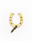 Lucky Horseshoe Bottle Opener Keychain | Brass or Steel