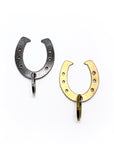 Lucky Horseshoe Bottle Opener Keychain | Brass or Steel