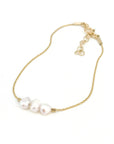 Perla Bracelet | Freshwater Pearls on 14K Gold-Filled Chain