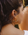 Dusk Hoop Earring | Japanese Glass Beads on 14k Gold-Filled Wire